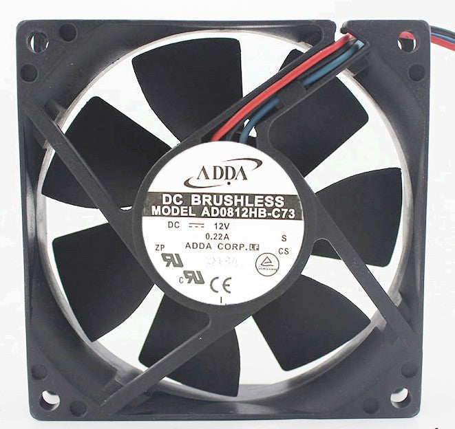 ADDA AD0812HB-C73 12V 0.22A 2wires Cooling Fan - Picture need ADDA AD0812HB-C73 12V 0.22A 2wires Cooling Fan - Picture need